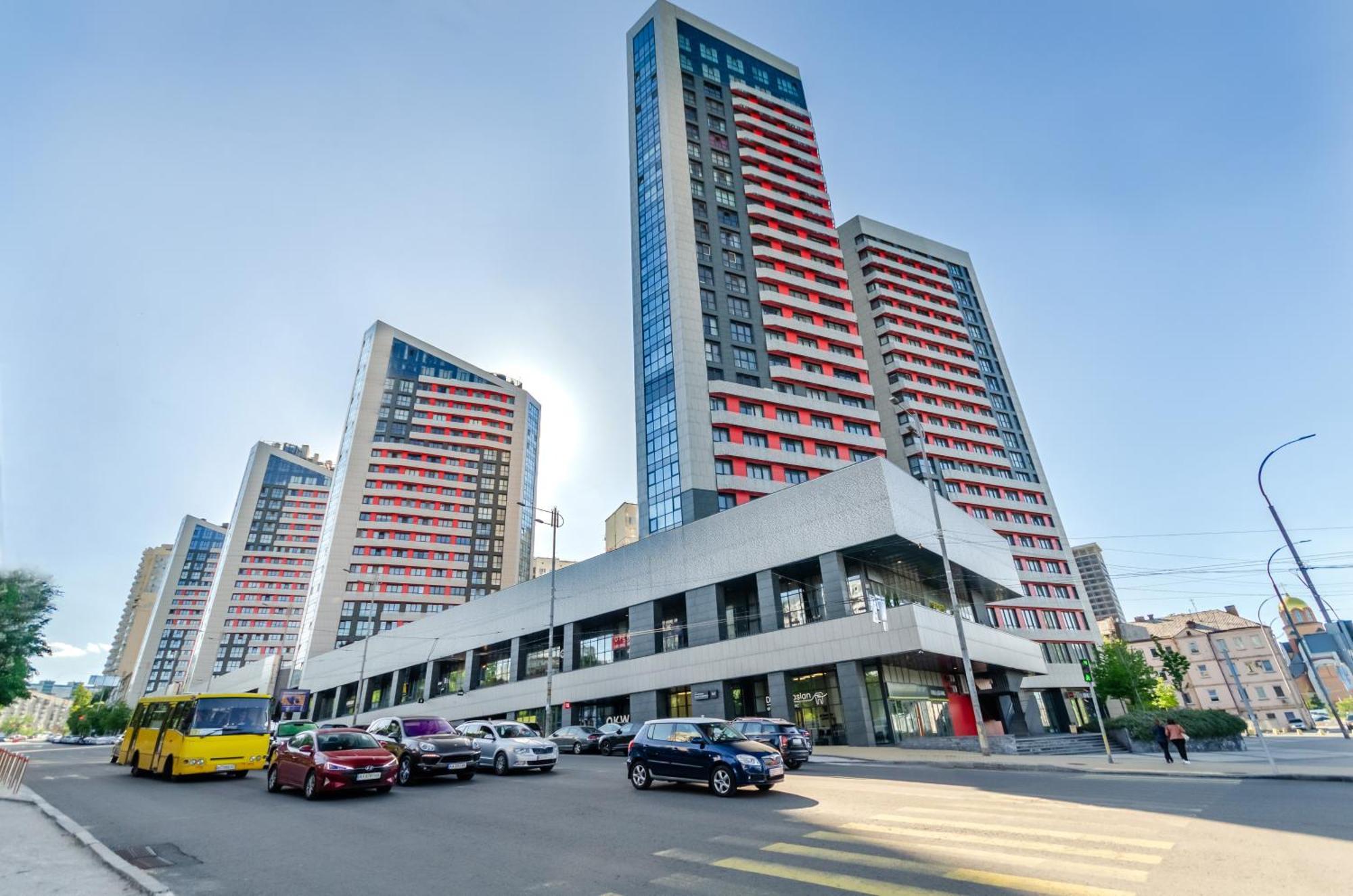 Petrovdom 41B-59B-90B-77B Stunning City View Apartments At Rc Kvartet, Central Railway Station Киев Екстериор снимка